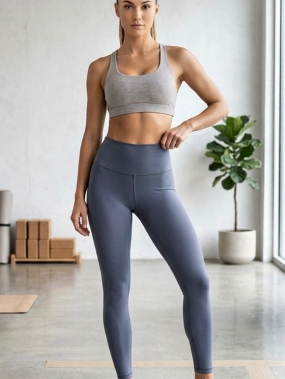 lululemon Align High-Rise Pant 28" Leggings Blue Medium
